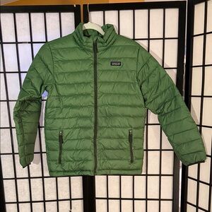 Patagonia Kids Green Puffer Jacket